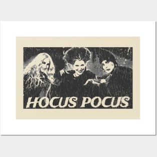 hocus pocus - retro vintage halloween Posters and Art